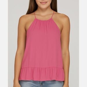 Lilly Pulitzer GROOVY MILLIE Silk Halter Top